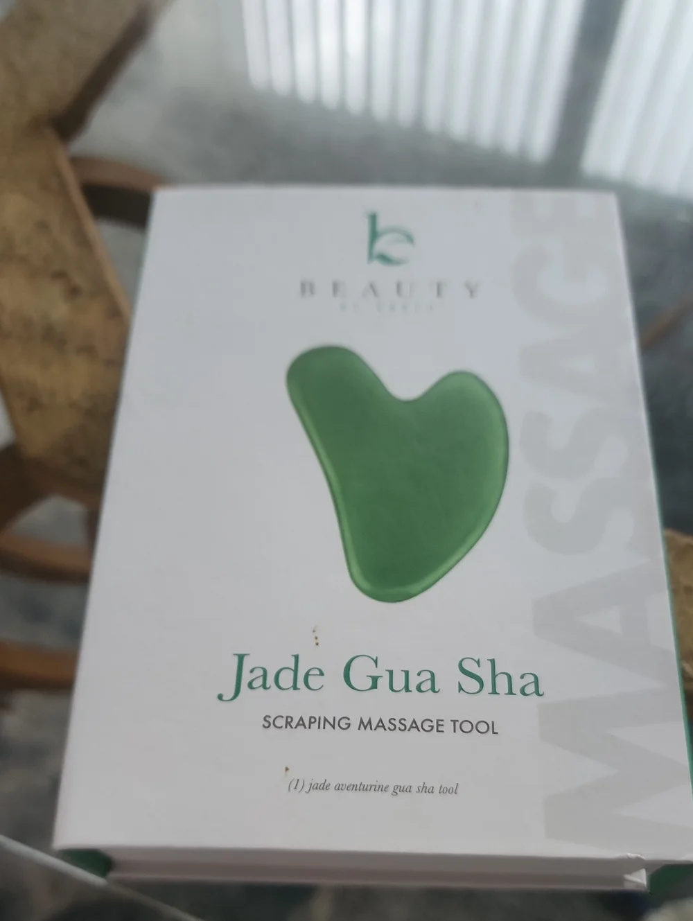 Beauty Classic Jade Gua Sha Scraping Massage Tool - Green